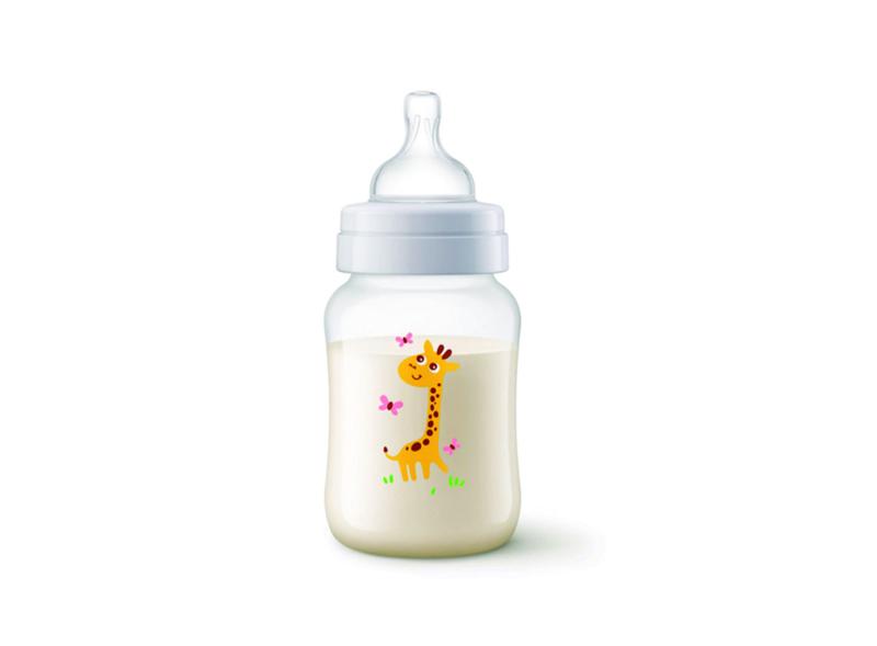 Imagem de Kit 2 Mamadeiras Philips Avent 125/260 Classic+ Girafa Rosa