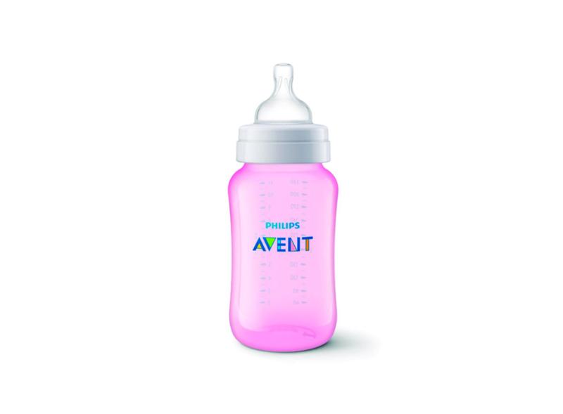 Imagem de Kit 2 Mamadeiras Philips Avent Classic 330Ml Rosa + Bico N4