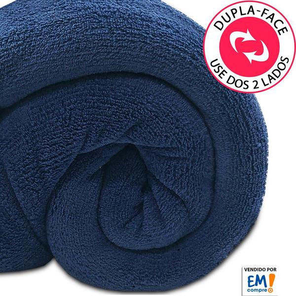 Imagem de Kit 2 Manta Cobertor Solteiro Microfibra Soft Macia Fleece 150x220cm Camesa - Emcompre