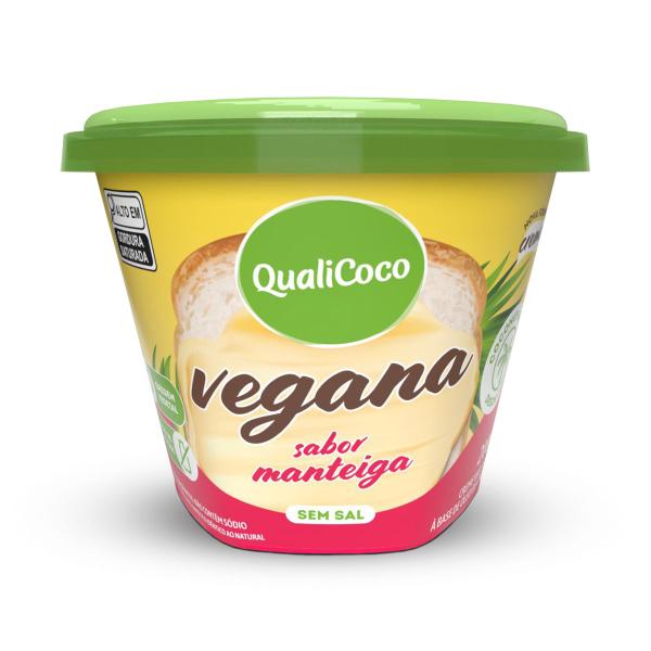 Kit 2 Manteiga de Coco Qualicôco 200g Sabor Manteiga sem Sal Imagem de Kit 2 Manteiga de Coco Qualicôco 200g Sabor Manteiga sem Sal