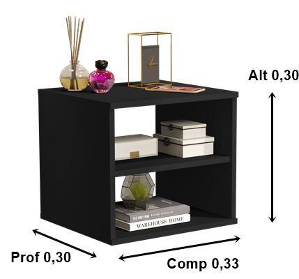 Imagem de Kit 2 Mesas de Cabeceira Suspenso Tutty Plus cores - Comprar Moveis para sua Casa