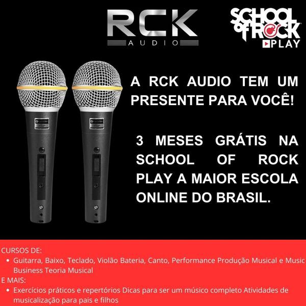 Imagem de Kit 2 Microfones Kadosh K58P Vocal com Fio