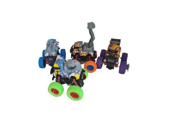 Imagem de Kit 2 Mini Carrinho De Fricção 4X4 360º- Brinquedo