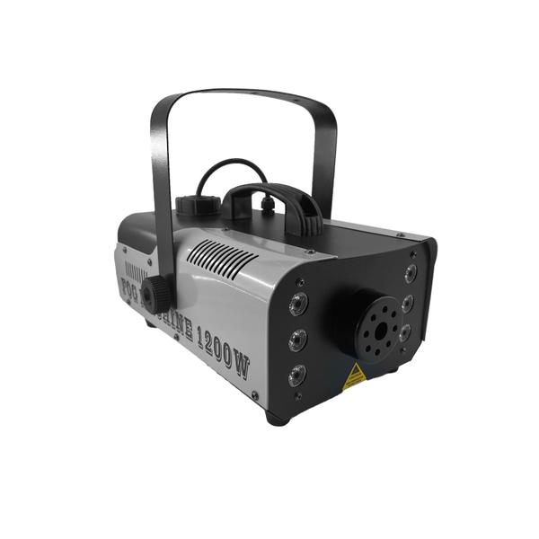 Imagem de Kit 2 mini moving beam+máquina de fumaça 1200w+mesa dmx 512