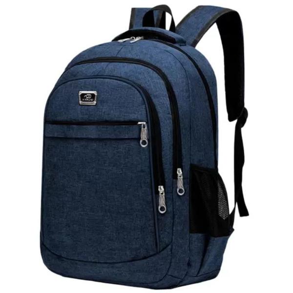 Imagem de Kit 2 Mochilas Bolsa Mala Reforçada Notebook Impermeável Coreana - Cor Aleatória