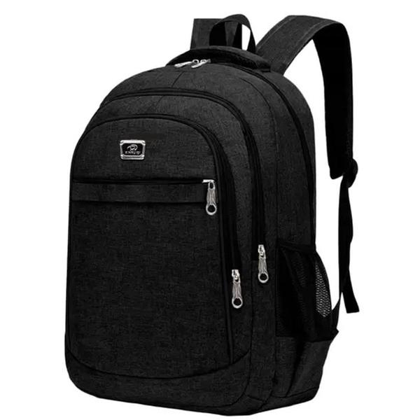 Imagem de Kit 2 Mochilas Bolsa Mala Viagem Trabalho Coreana Resistente Prática Unissex