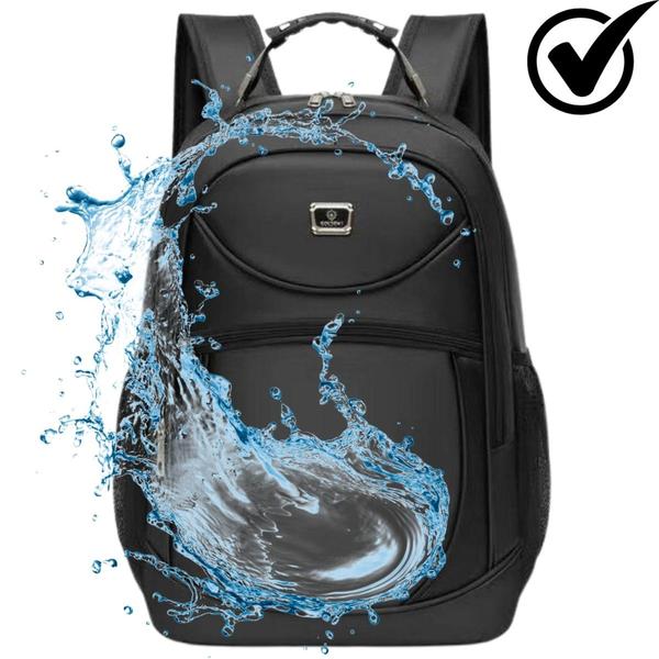 Imagem de Kit 2 Mochilas Mala Viagem Impermeável Faculdade Reforçada Escolar Unissex