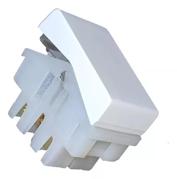 Kit 2 Módulo Interruptor Intermediário Pezzi 50.000 Branco Imagem de Kit 2 Módulo Interruptor Intermediário Pezzi 50.000 Branco