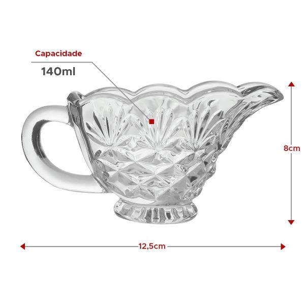 Kit 2 Molheiras De Cristal De Chumbo Dublin Lyor 140Ml Imagem de Kit 2 Molheiras De Cristal De Chumbo Dublin Lyor 140Ml