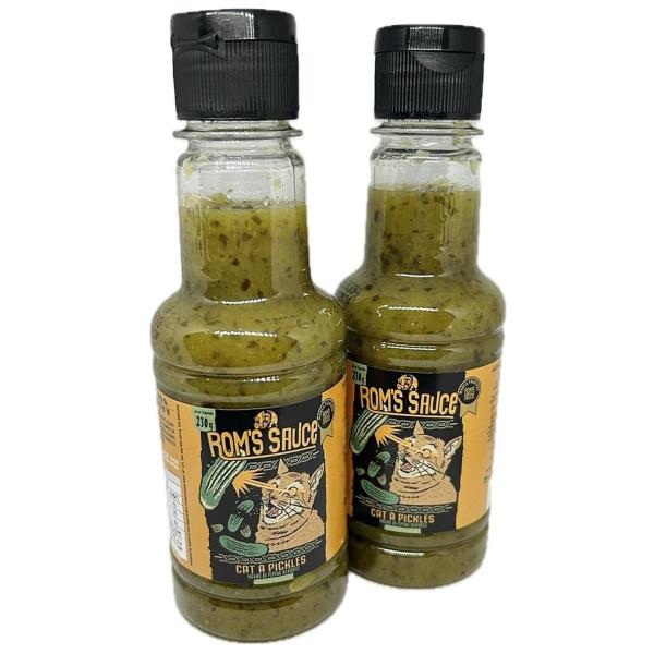 Imagem de Kit 2 Molho De Pepino Agridoce Cat A Pickles Roms Sauce 200G