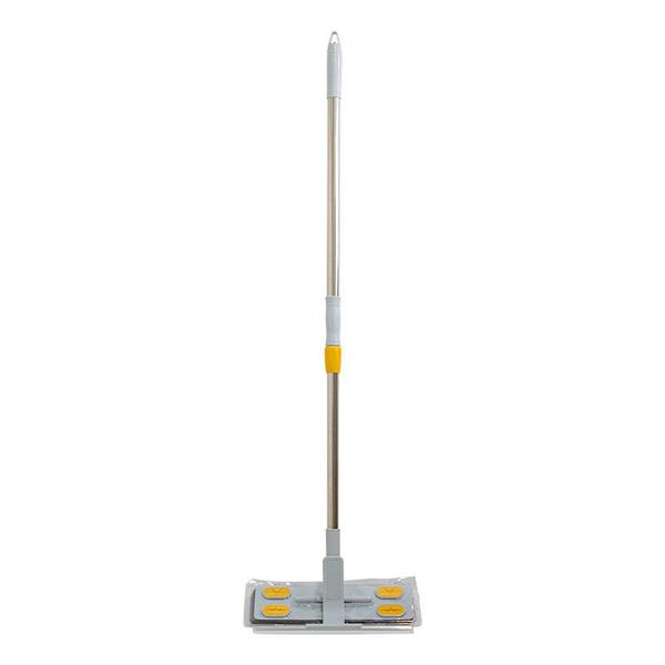 Imagem de Kit 2 MOP Com Rodo Articulado Cabo Ajustável Limpeza Geral