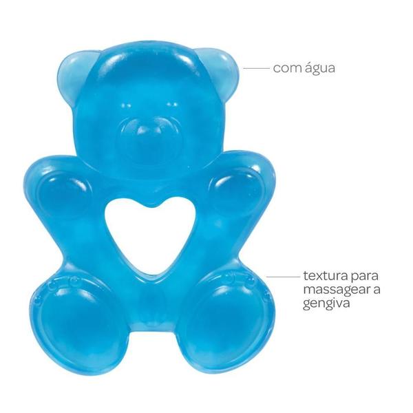 Imagem de Kit 2 Mordedores Buba Infantil Bebe Agua Resfriavel Gelado