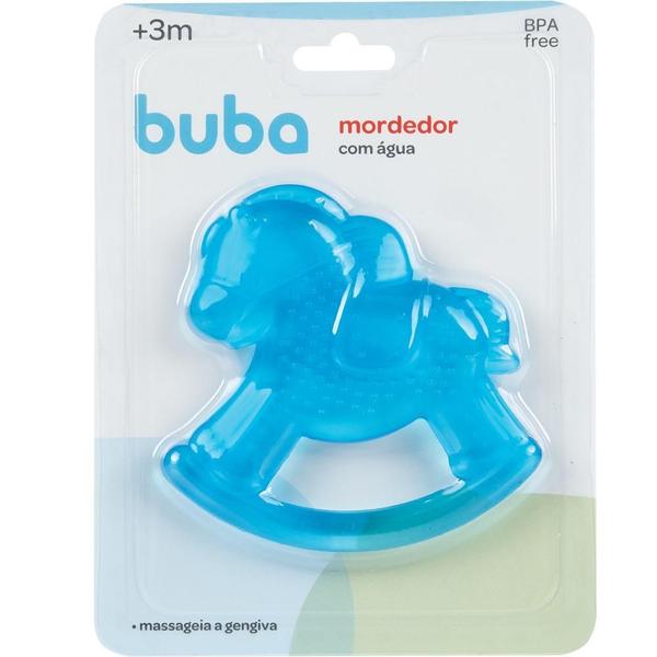 Imagem de Kit 2 Mordedores Buba Infantil Bebe Agua Resfriavel Gelado