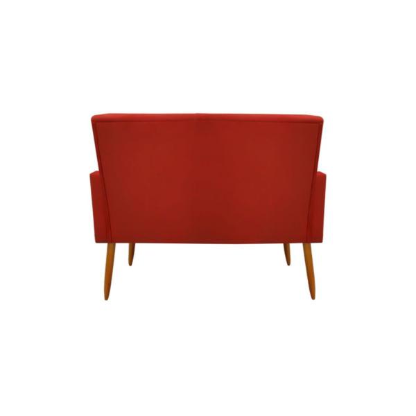 Imagem de Kit 2 Namoradeiras Malibu Decorativas Suede Vermelho