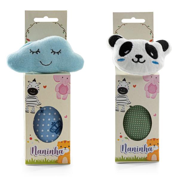 Imagem de Kit 2 Naninhas de Bebê em Animais e Modelos Diferentes Para Meninos Super Fofo - Barros Baby Store