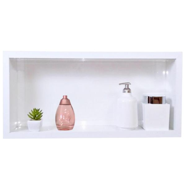 Kit 2 Nichos Para Banheiro Em Porcelanato 60x30x10 cm - PHZ Imagem de Kit 2 Nichos Para Banheiro Em Porcelanato 60x30x10 cm