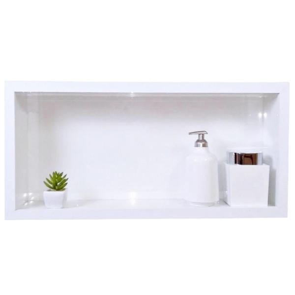 Kit 2 Nichos Para Banheiro Em Porcelanato 60x30x10 cm - PHZ Imagem de Kit 2 Nichos Para Banheiro Em Porcelanato 60x30x10 cm