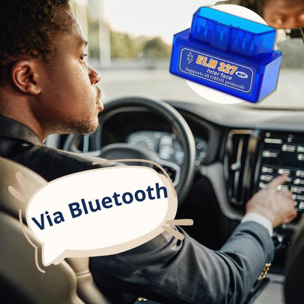 Imagem de Kit 2  Novo Scanner Automotivo Bluetooth OBD2 Android: Elm327 V2.1 Original ECU Mini 327 EML Bluethooth Conexão Super Rápida, iOS