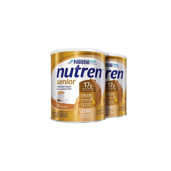 Imagem de Kit 2 Nutren Senior Café com Leite 740g cada