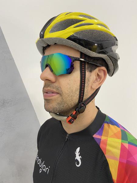 Imagem de Kit 2 Óculos Ciclismo Bike Esportivo Lentes Espelhadas Uv400