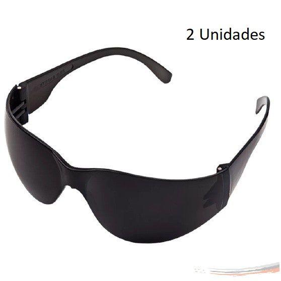 Kit 2 óculos Epi Proteção Segurança Modelo Croma Fumê Ca - Ferreira Mold Imagem de Kit 2 óculos Epi Proteção Segurança Modelo Croma Fumê Ca