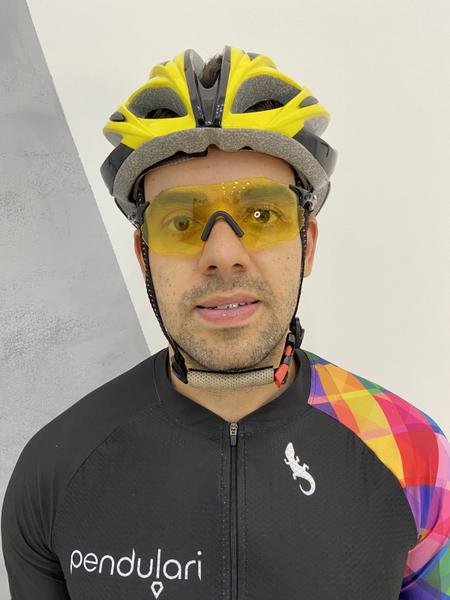 Imagem de Kit 2 Óculos Uv400 Unissex Ciclismo + Corrida Lente Amarela