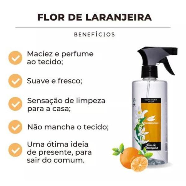 Imagem de KIT 2 Odorizador Flor de laranjeira água perfumada 500ml