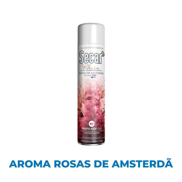 Imagem de Kit 2 Odorizadores de Ambientes Secar Charm Rosas de Amsterda 360ml