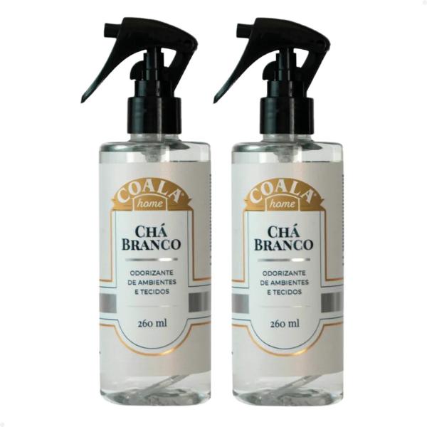 Imagem de Kit 2 Odorizante de Ambientes e Tecidos Chá Branco Coala - 260ml