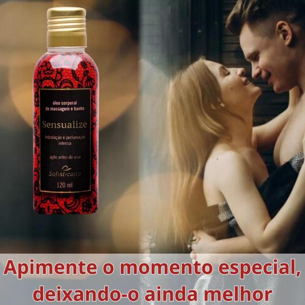 Kit 2 Óleo Corporal Para Massagem Mel Exótico + 1 Óleo Corporal Para Banho e Massagem Sensualize Sofisticatto Imagem de Kit 2 Óleo Corporal Para Massagem Mel Exótico + 1 Óleo Corporal Para Banho e Massagem Sensualize Sofisticatto