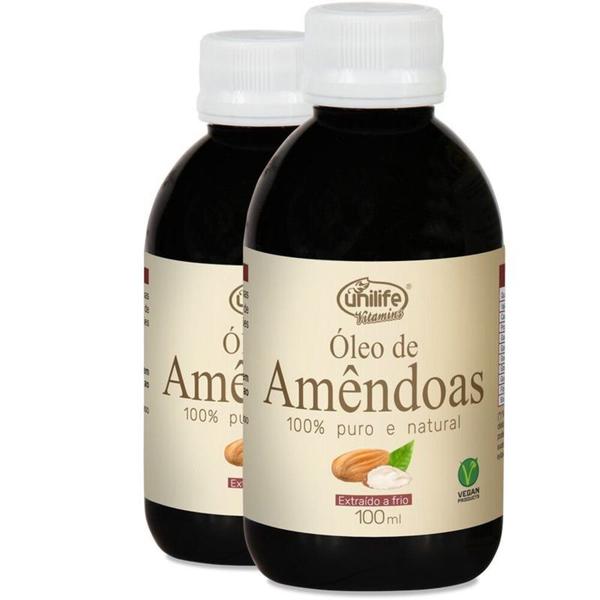 Kit 2 Óleo de Amêndoas 100% Puro Unilife - Extraído a frio Imagem de Kit 2 Óleo de Amêndoas 100% Puro Unilife - Extraído a frio