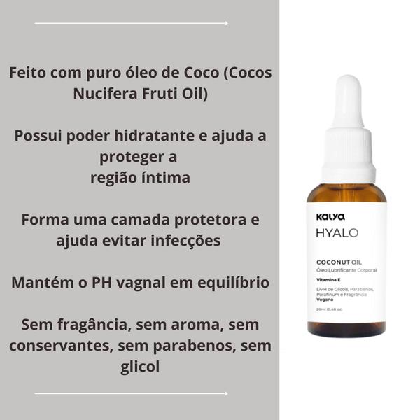 Imagem de Kit 2 Oleo De Coco Intimo Natural Hidratante Regiao Intima