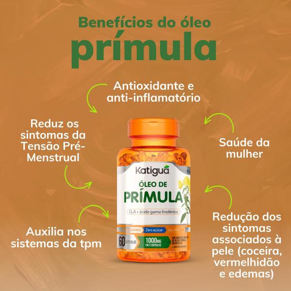 Imagem de Kit 2 Oleo De Primula 60CAPS