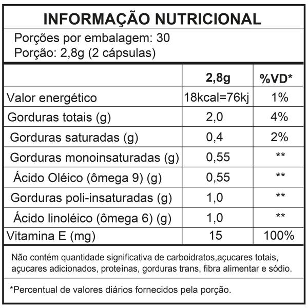 Imagem de Kit 2 Óleo de Semente de Abóbora 1000mg Com Vitamina E 60 Cápsulas Fitoprime