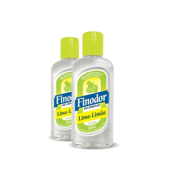 Imagem de Kit 2 Óleo essencial natural Finodor lima limão 140ml