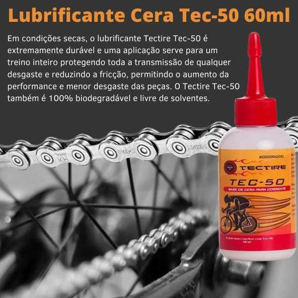 Imagem de Kit 2 óleo lubrificante corrente bike cera Tectire 60 ml