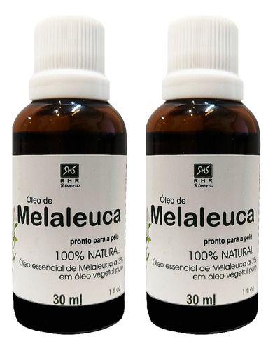 Imagem de Kit 2 Óleos De Melaleuca 30ml Pronto Para Pele 