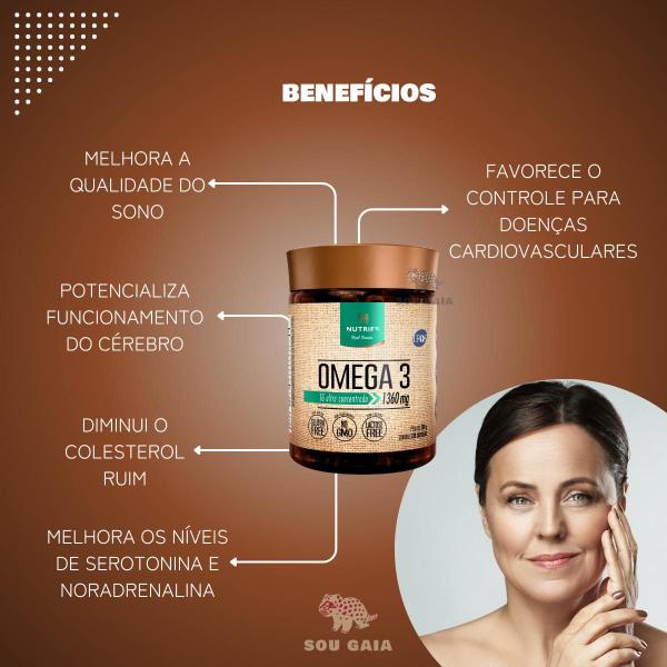 Imagem de Kit 2 Ômega 3 Tg Ultra Concentrado 520mg DHA 840mg EPA Nutrify 120 Cápsulas