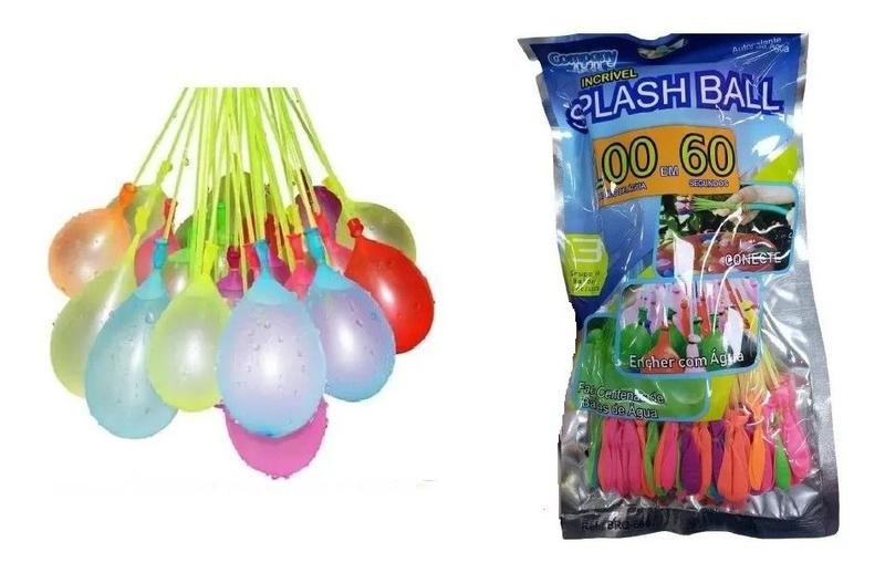 Imagem de Kit 2 Pacotes De Bexigas Balão P/ Encher De Água Splash Ball