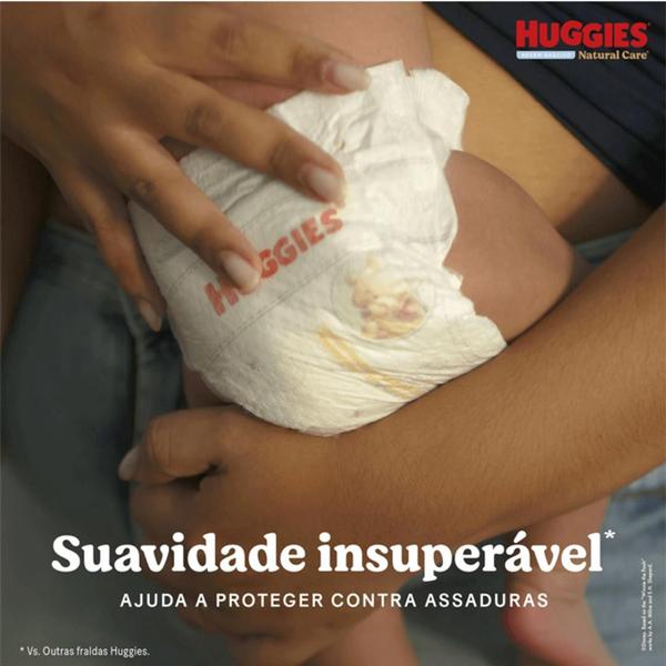 Imagem de Kit 2 Pacotes Fralda Descartável Huggies Natural Care tamanho RN - 36 unidades