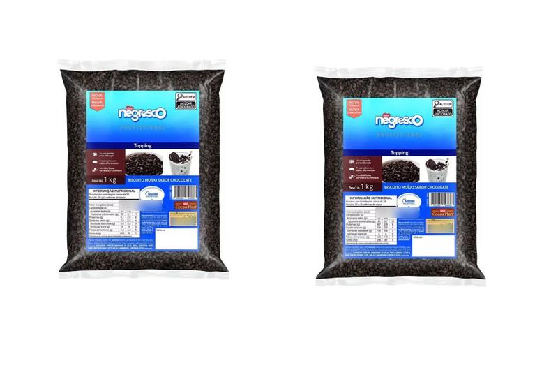 Kit 2 Pacotes Negresco Biscoito Triturado Nestlé 1Kg - Nestle Imagem de Kit 2 Pacotes Negresco Biscoito Triturado Nestlé 1Kg