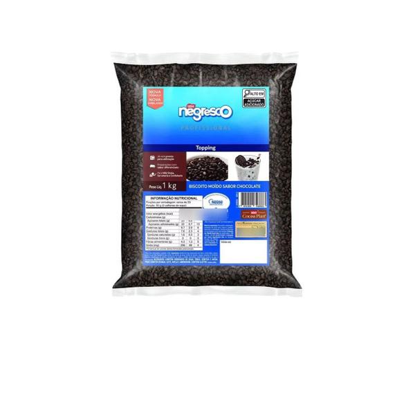 Kit 2 Pacotes Negresco Biscoito Triturado Nestlé 1Kg - Nestle Imagem de Kit 2 Pacotes Negresco Biscoito Triturado Nestlé 1Kg