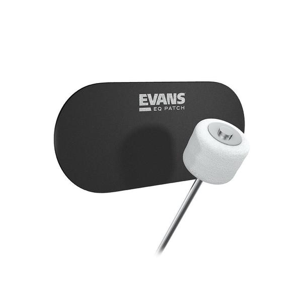 Imagem de Kit 2 Pad Protetor Bumbo Evans EQPB2 Feltrado p/ Pedal Duplo - Evans