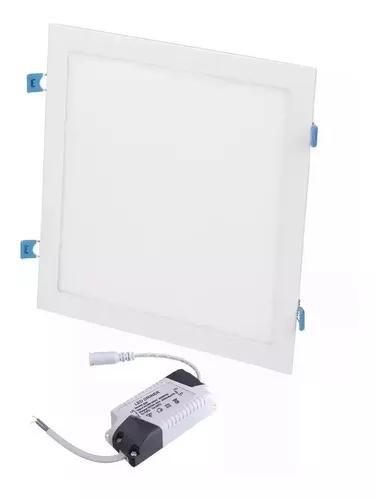 Imagem de KIT 2 Painel Plafon Led 24w embutir Quadrado  Branco Frio  6000k