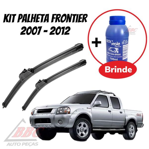 Imagem de Kit 2 Palhetas Limpador De Parabrisa Dianteiro Frontier 2007 - 2012