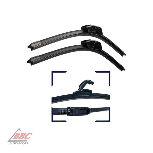 Imagem de Kit 2 Palhetas Limpador De Parabrisa Dianteiro Hilux 2005 - 2012