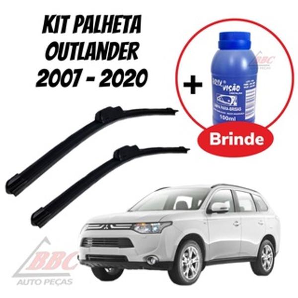 Imagem de Kit 2 Palhetas Limpador De Parabrisa Dianteiro Outlander 2007 - 2020 ( 24'' - 20'')