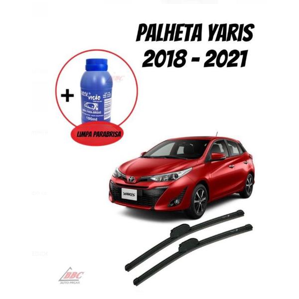 Imagem de KIT 2 Palhetas Limpador De Parabrisa Yaris 2018 - 2021