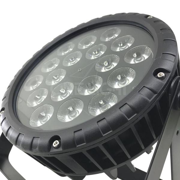 Imagem de Kit 2 Par Led Briwax 18X12W Rgbwa Outdoor Bx-314