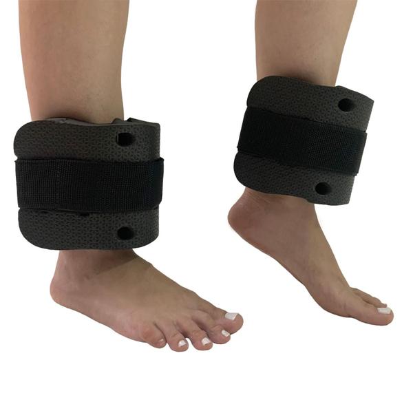 Kit 2 Pares Caneleiras Hidroginástica 2 à 3kg DF1103 Preto Dafoca Sports Imagem de Kit 2 Pares Caneleiras Hidroginástica 2 à 3kg DF1103 Preto Dafoca Sports